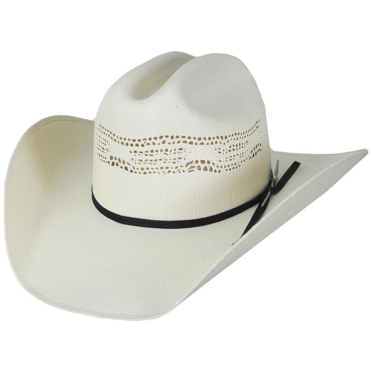 Seager | Longhorn Bangora Straw Western Hat | 129452 | lead | IVORY