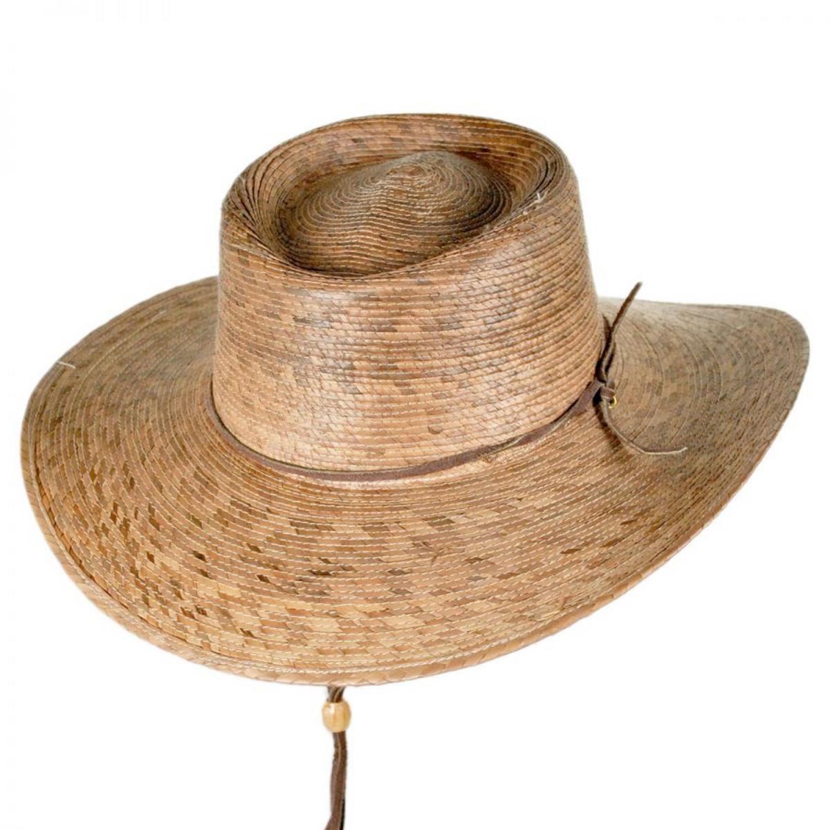 Tula Hats | Outback Palm Straw Hat with Chincord | 128295 | lead | TAN