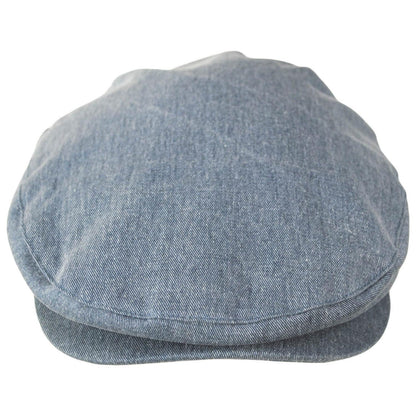 BRIXTON HATS | Barrel Alpha Cotton Ivy Cap | 161579 | front | LIGHT STONE WASH DENIM