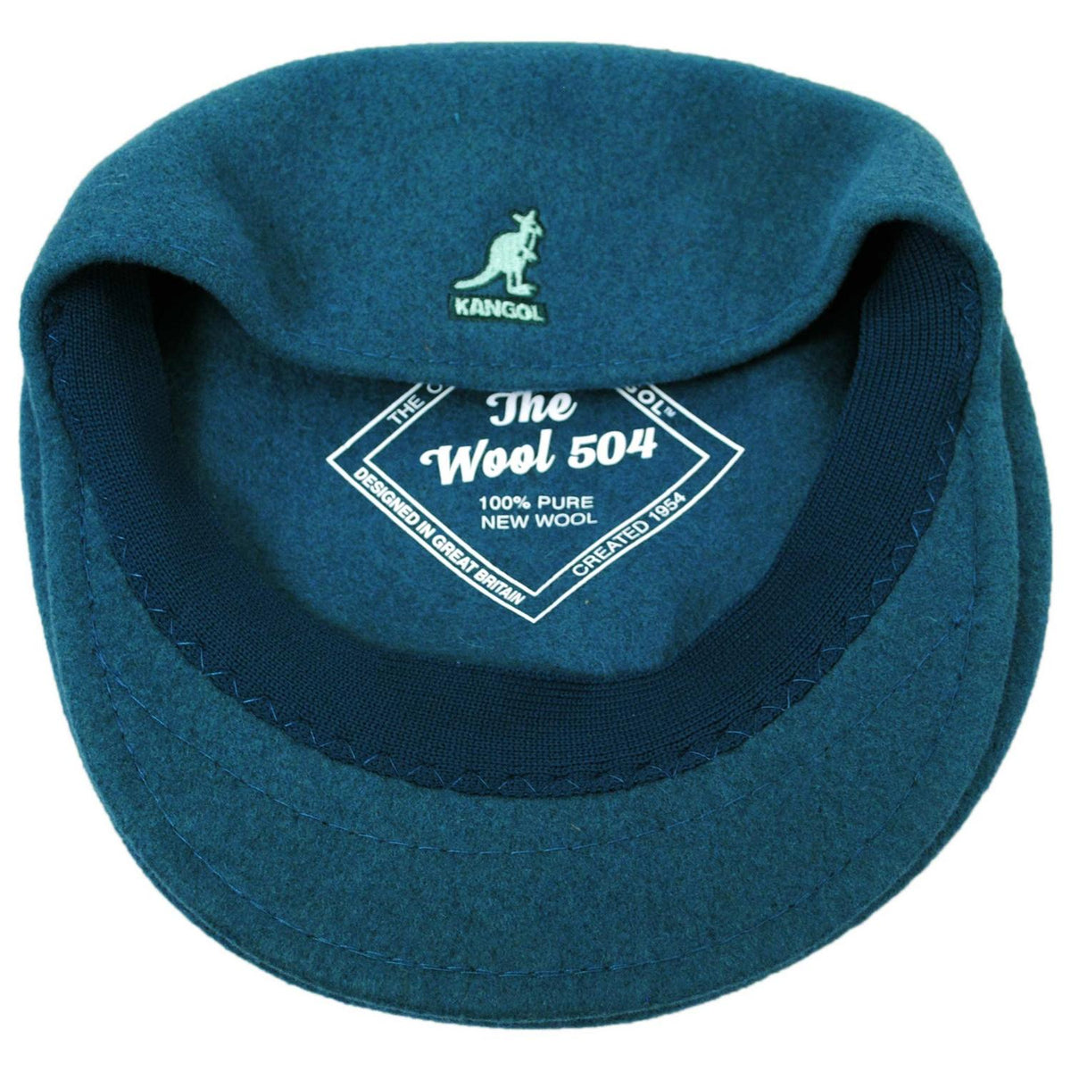 Kangol | Fashion Wool 504 Ivy Cap | 160817N | under | CELESTIAL TEAL