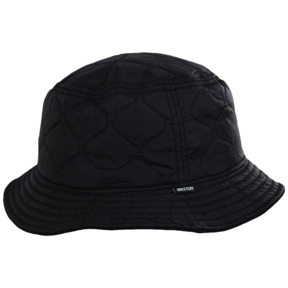 BRIXTON HATS | Abraham Reversible Bucket Hat | 185536 | under | BLACK