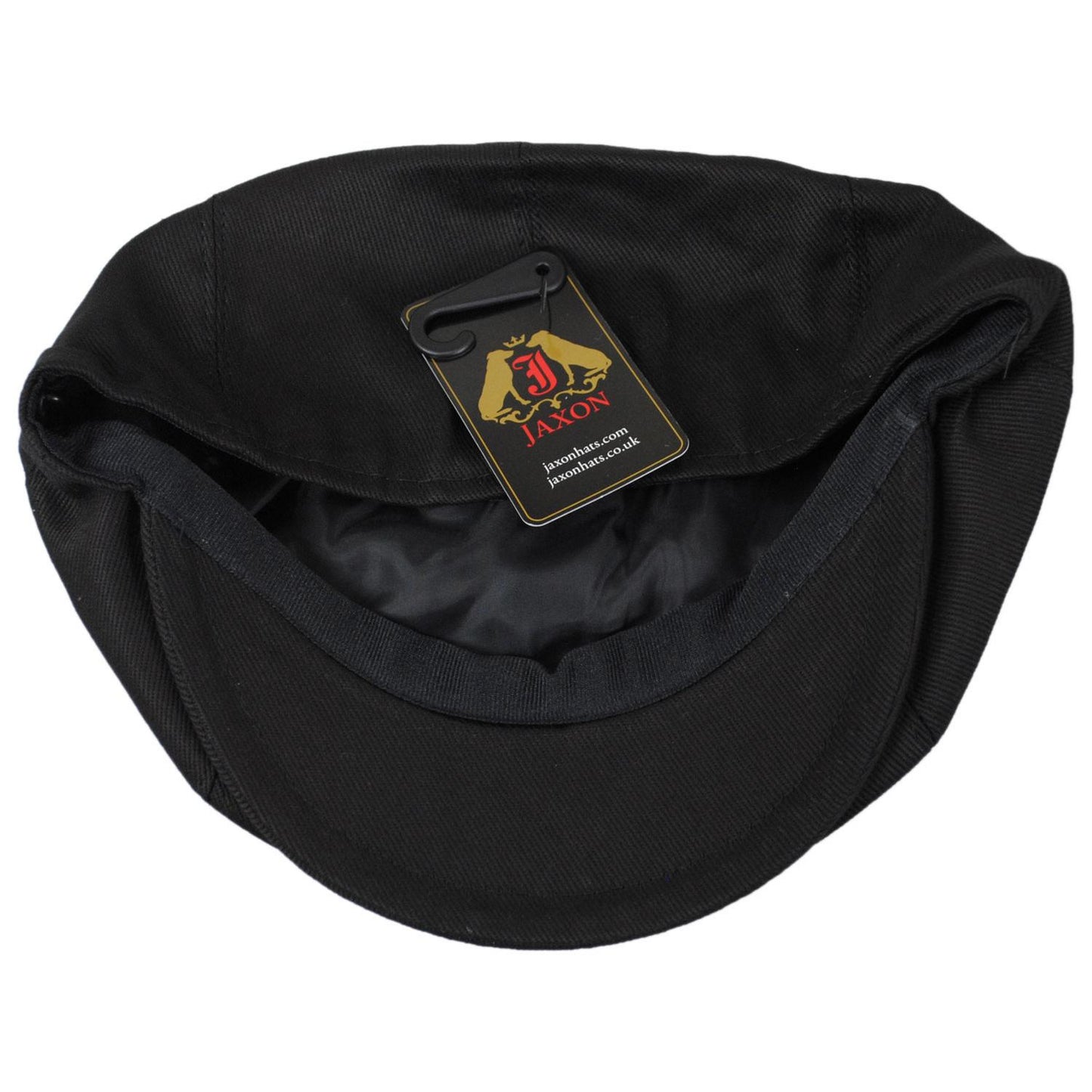 Jaxon Hats | Cotton Newsboy Cap | 167770 | under | BLACK