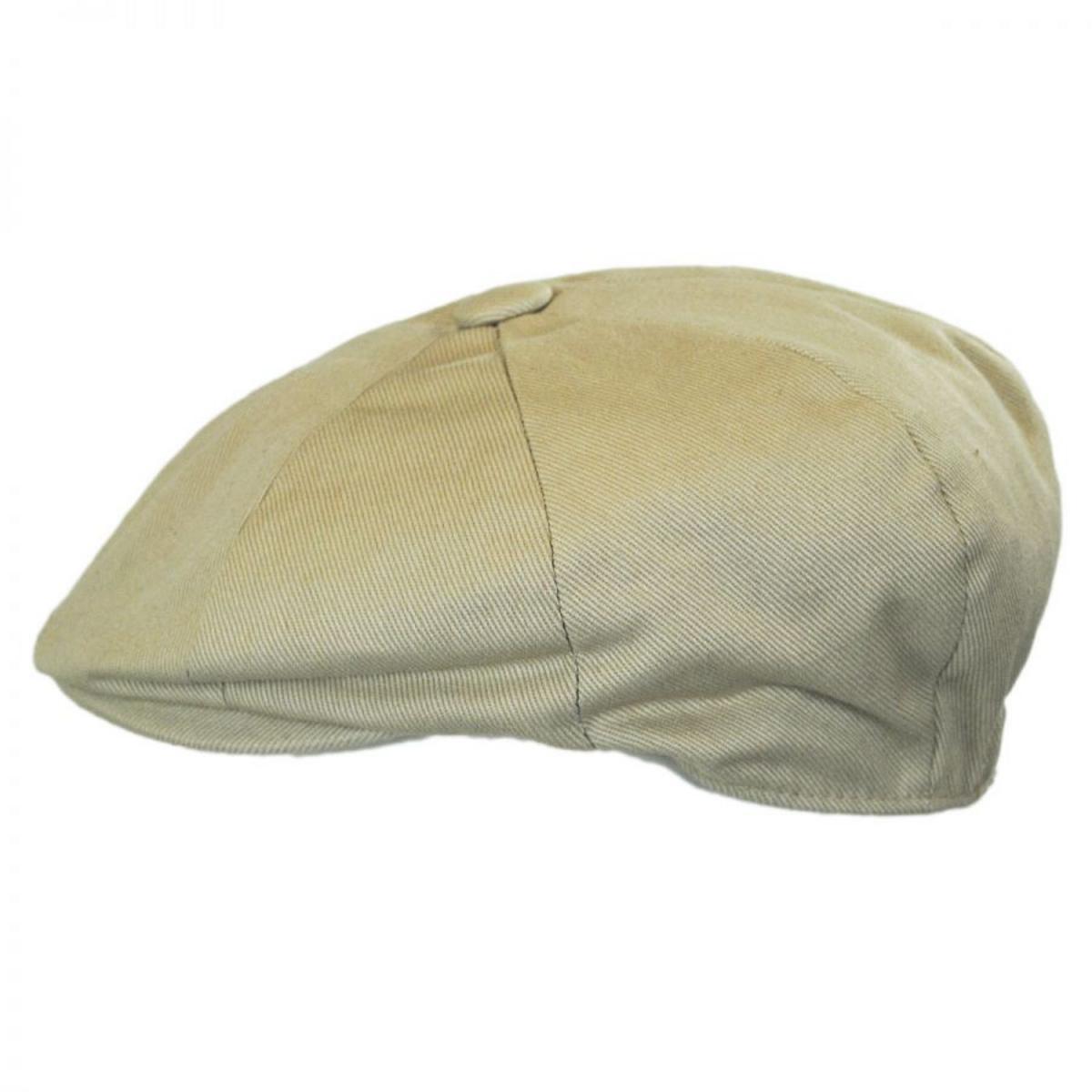 Jaxon Hats | Kid's Cotton Newsboy Cap | 512103 | profile | BEIGE