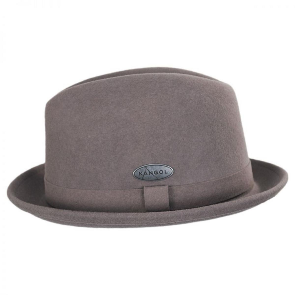 Kangol | Wool LiteFelt Player Fedora Hat | 130197 | profile | COCOA