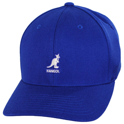 Kangol | Logo Wool Flexfit Fitted Baseball Cap | 201104 | lead | ROYAL BLUE
