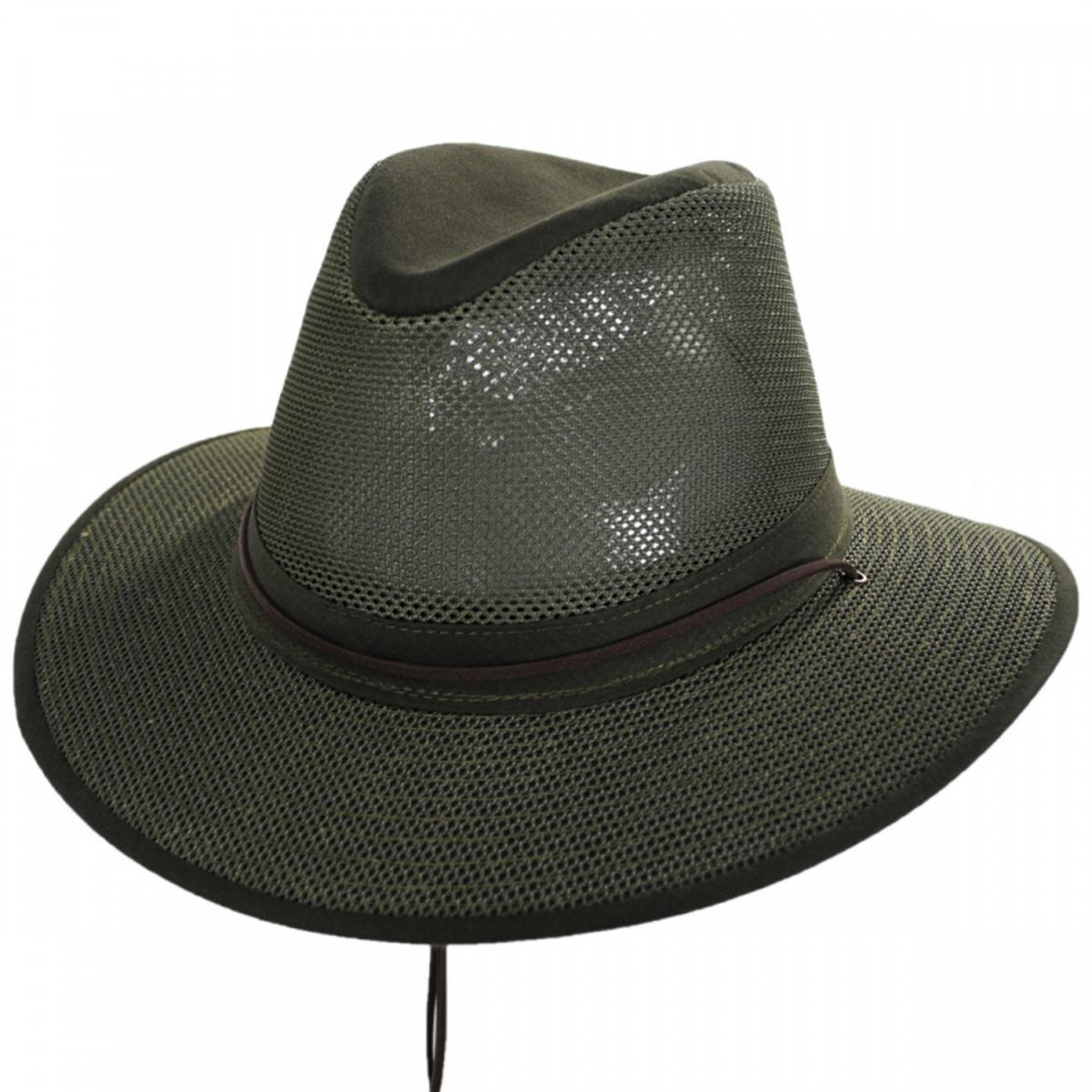 Henschel | Aussie Mesh Packable Hat | 140341 | lead | OLIVE