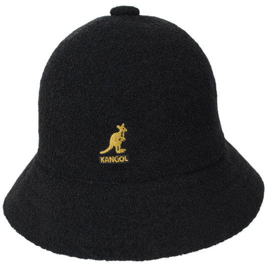 Kangol | Bermuda Casual Bucket Hat - Core | 185700 | front | BLACK/GOLD