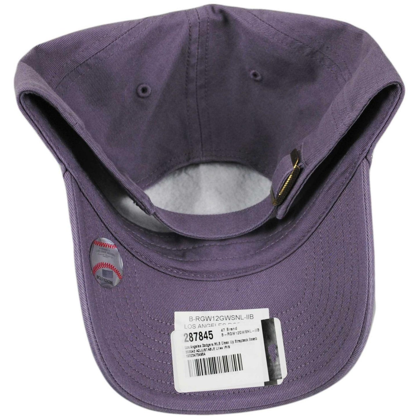 47 Brand | Los Angeles Dodgers MLB Clean Up Strapback Baseball Cap Dad Hat | 203042 | under | IRIS