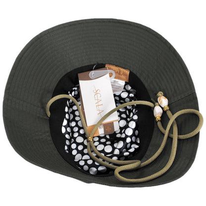 Scala | Aloma Nylon Rain Hat | 106425 | under | OLIVE
