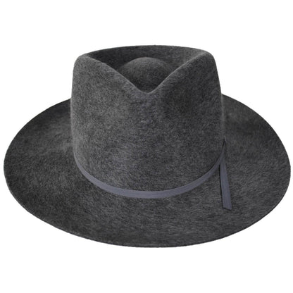 Bailey 1922 | Runnel Wool Felt Fedora Hat | 130319 | front | SLATE MIX