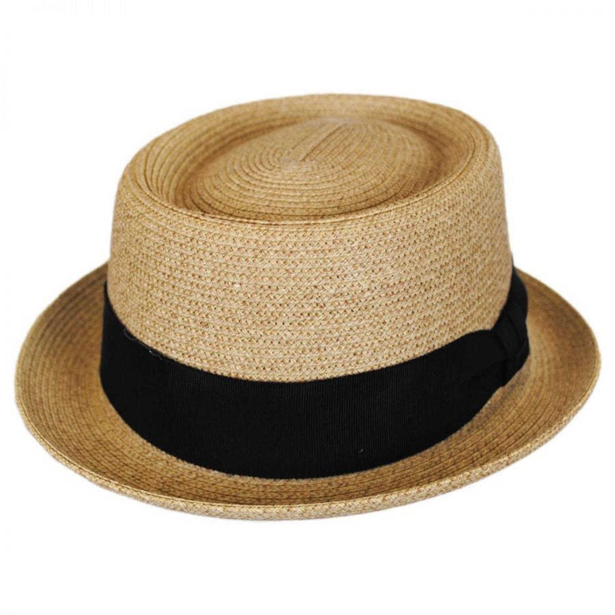 Bailey 1922 | Waits Sewn Braid Straw Pork Pie Hat | 127798 | lead | SAND