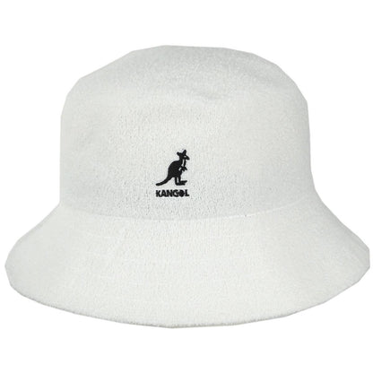 Kangol | Bermuda Bucket Hat | 185716 | front | WHITE