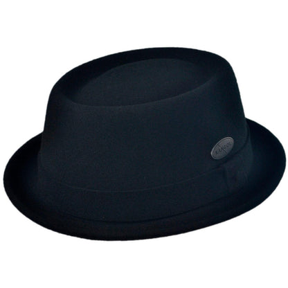 Kangol | Wool LiteFelt Pork Pie Hat | 130196 | lead | BLACK