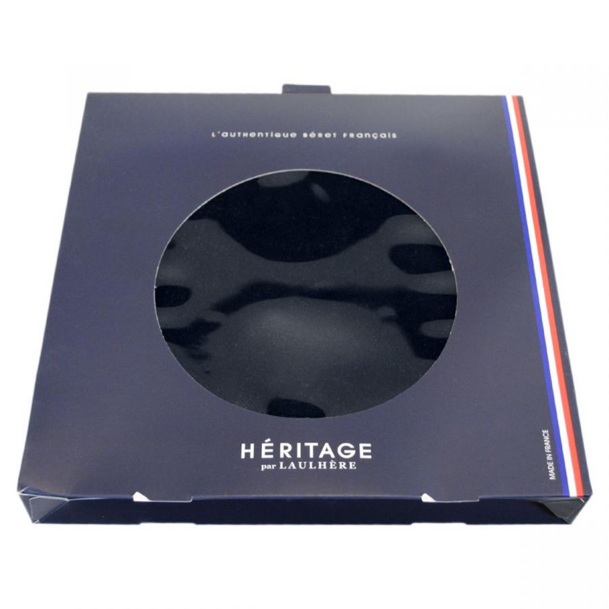 Heritage par Laulhere | Authentique Classic Wool Beret | 151058 | front | ECLIPSE