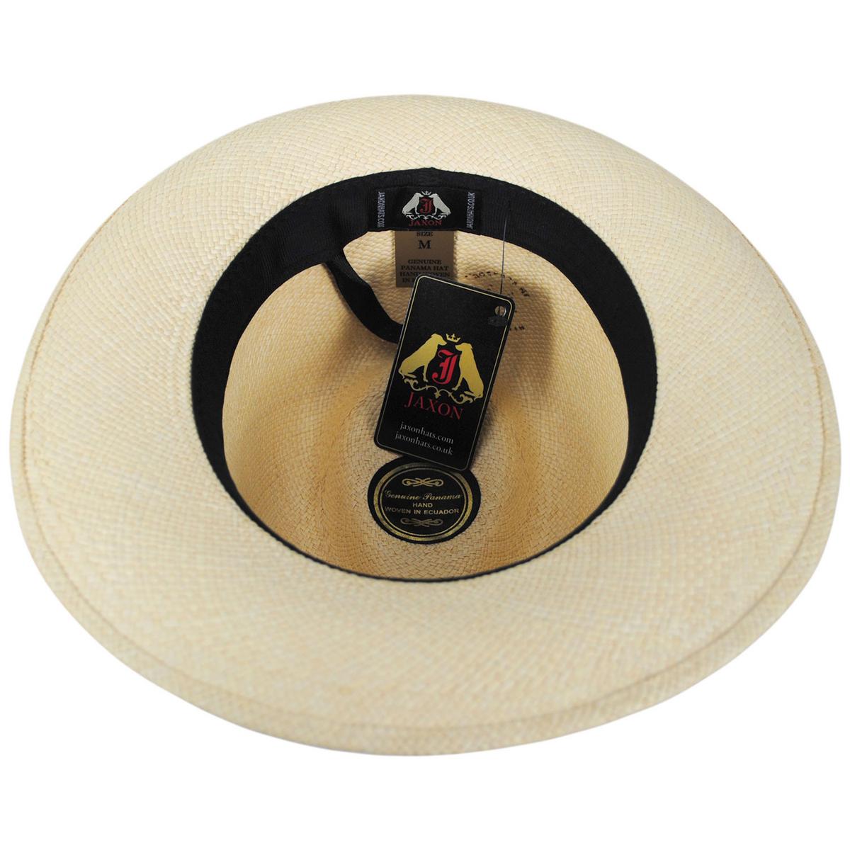Jaxon Hats | Panama Straw C-Crown Fedora Hat | 127111 | under | NATURAL