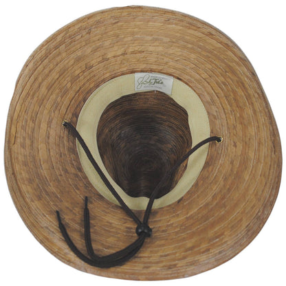 Tula Hats | Pecos Palm Straw Gus Western Hat | 128294 | under | TAN