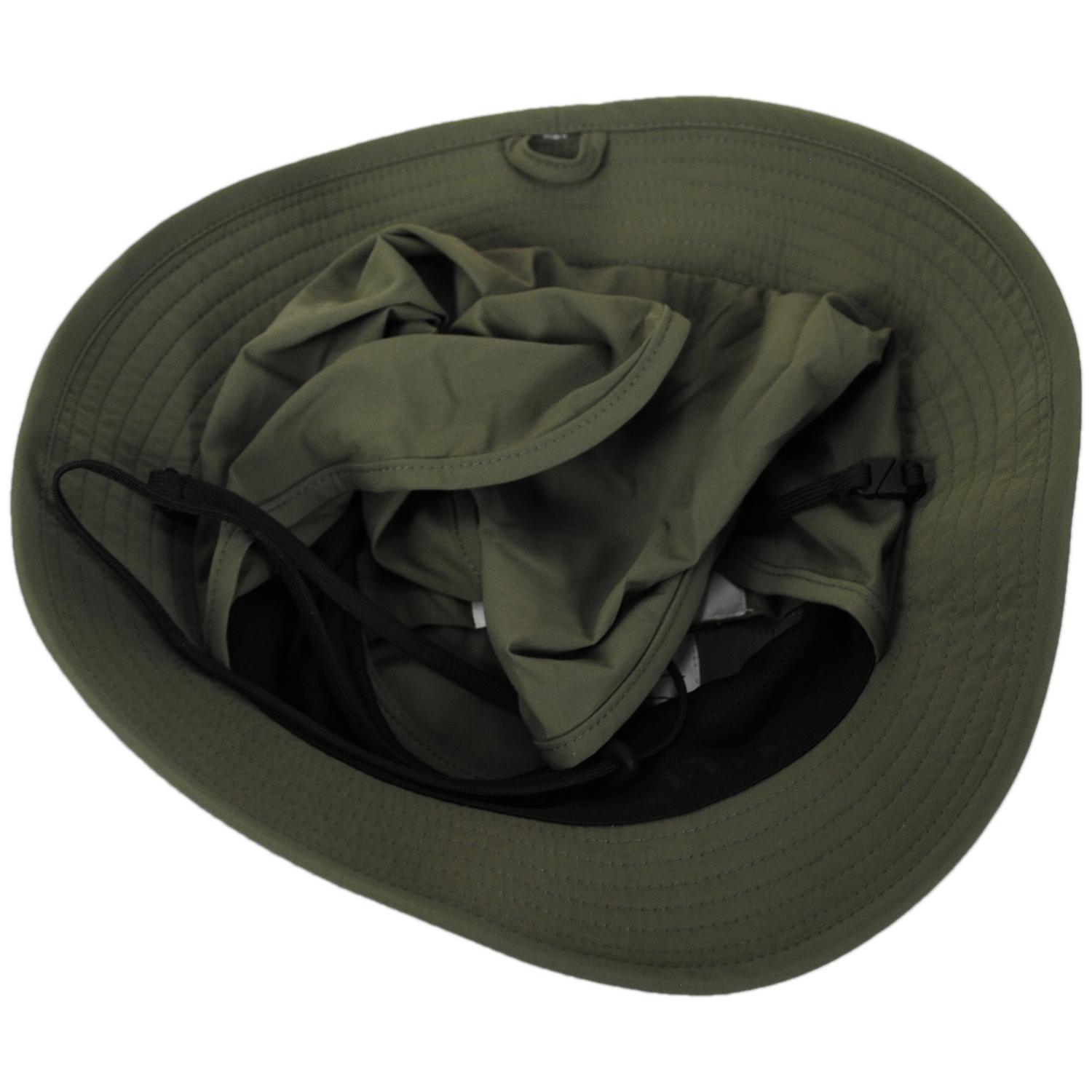 Tilley Endurables | Ultralight Packable Suncape Bucket Hat | 400856 | under | OLIVE