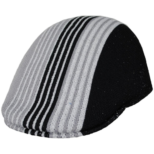 Kangol | League Tri-Color Stripe 507 Ivy Cap | 161023 | lead | GREY/BLACK