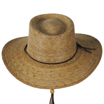 Tula Hats | Outback Palm Straw Hat with Chincord | 128295 | front | TAN