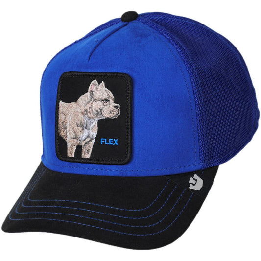 Goorin Bros | Pitbull Micro Suede Mesh Trucker Snapback Baseball Cap | 200662 | lead | ROYAL/VOID