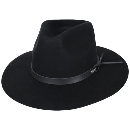 BRIXTON HATS | Hawkins Weather Guard Wool Felt Western Hat - Black | 135613BB | lead | BLACK