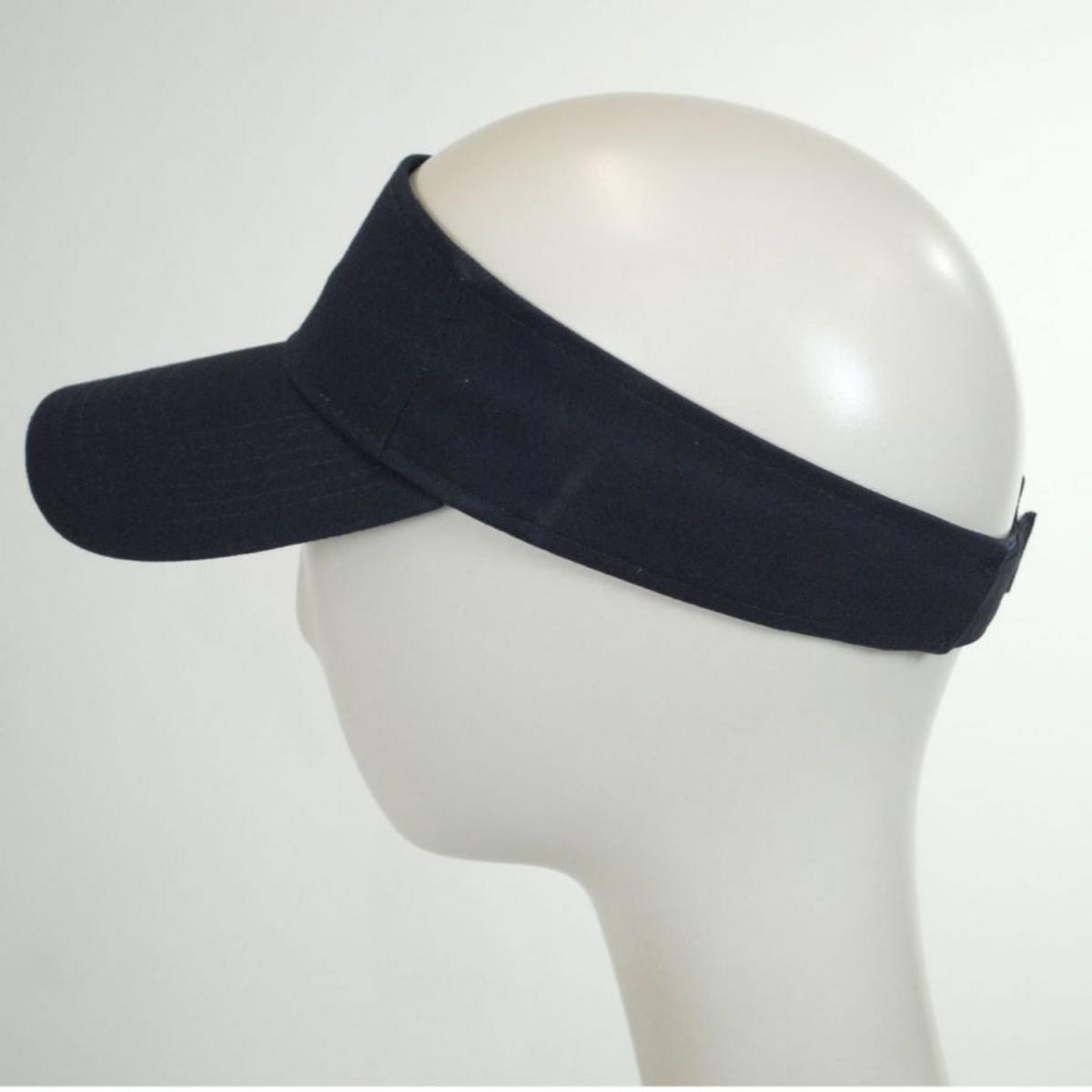 Otto | Cotton Twill Sport Visor | 195850 | profile | NAVY BLUE