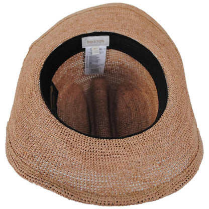 BRIXTON HATS | Odessa Raffia Straw Cowboy Hat - Italian Clay | 104063TC | under | ITALIAN CLAY