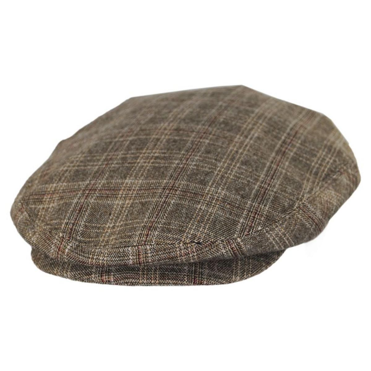 Jaxon Hats | Grantville Plaid Ivy Cap | 167574 | lead | TAN