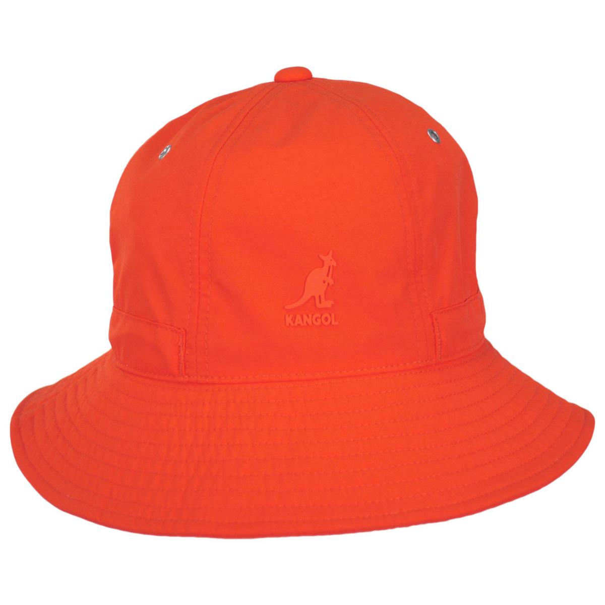 Kangol | Park Life Nylon Casual Bucket Hat | 185825 | front | SAFETY ORANGE