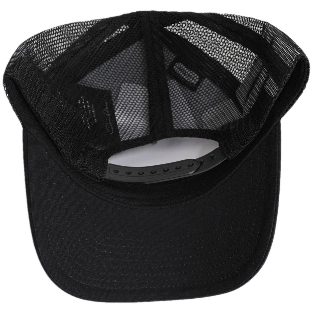 BRIXTON HATS | Danforth MP Trucker Snapback Baseball Cap | 201878 | under | BLACK/BLACK