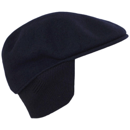 Kangol | Wool 504 Earflap Ivy Cap | 160816 | profiletwo | NAVY