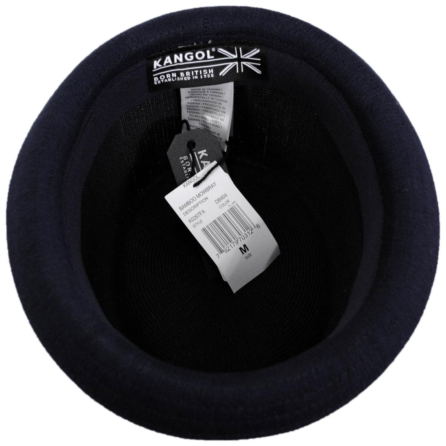 Kangol | Bamboo Mowbray Pork Pie Hat | 185744 | under | BLACK