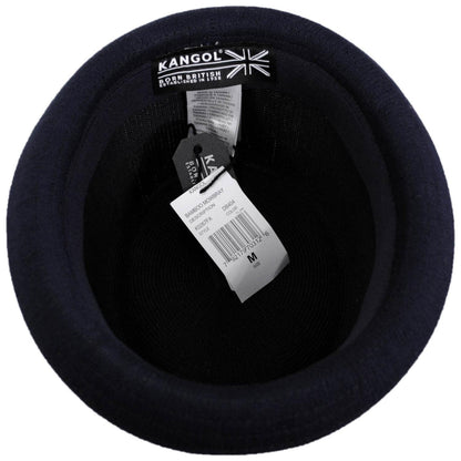 Kangol | Bamboo Mowbray Pork Pie Hat | 185744 | under | BLACK