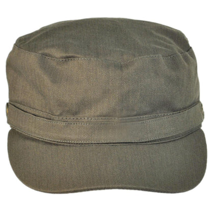 Wholesale Herringbone Cotton Cadet Cap B2B Pre-Pack