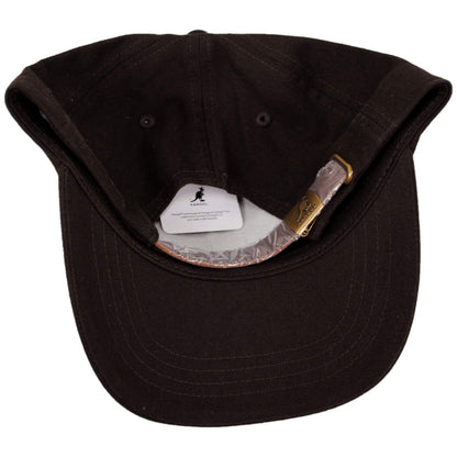 Kangol | Washed Cotton Strapback Baseball Cap Dad Hat - Fashion Colors | 201173A | under | COFFEE BEAN