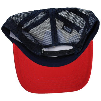 BRIXTON HATS | Lone Star x Brixton Mesh Trucker Snapback Baseball Cap | 201890 | under | RED/WHITE/BLUE