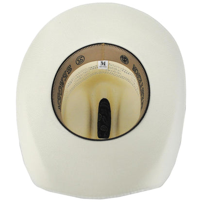 Seager | Longhorn Bangora Straw Western Hat | 129452 | under | IVORY