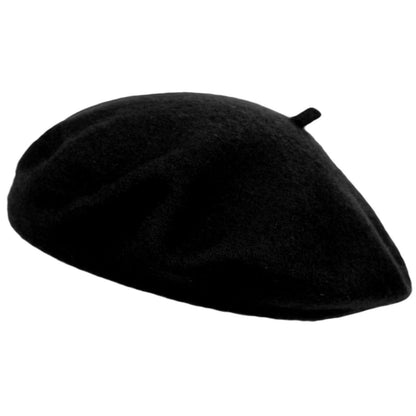 Village Hat Shop | Wool Fashion Beret | 152500 | profile | BLACK