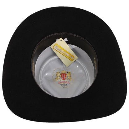 Akubra | Snowy River Fur Felt Australian Western Hat | 131700 | under | BLACK