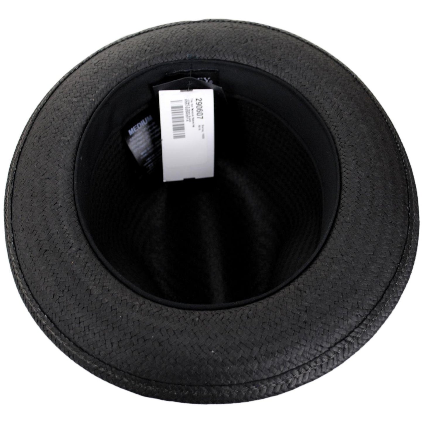 Bailey 1922 | Tino Sun Raindura Straw Fedora Hat | 127942 | under | BLACK
