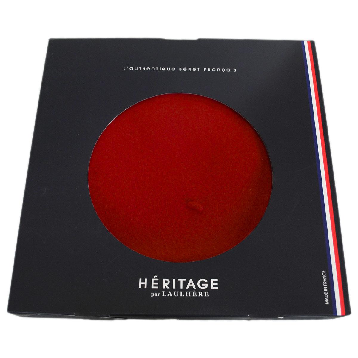 Heritage par Laulhere | Authentique Classic Wool Beret | 151058 | front | PASSION