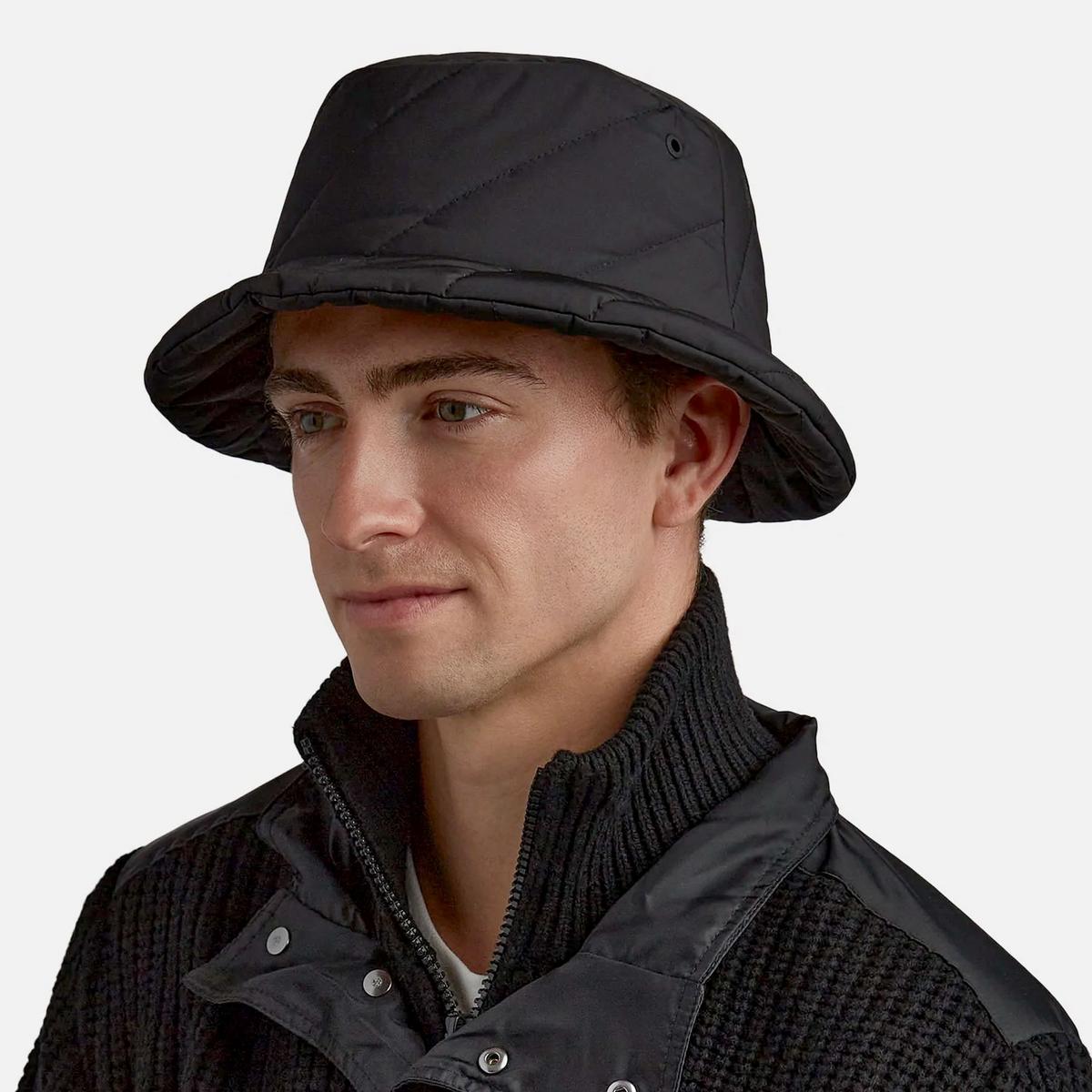 Tilley Endurables | Abbott Thindown Quilted Bucket Hat | 400845 | lsmone | BLACK