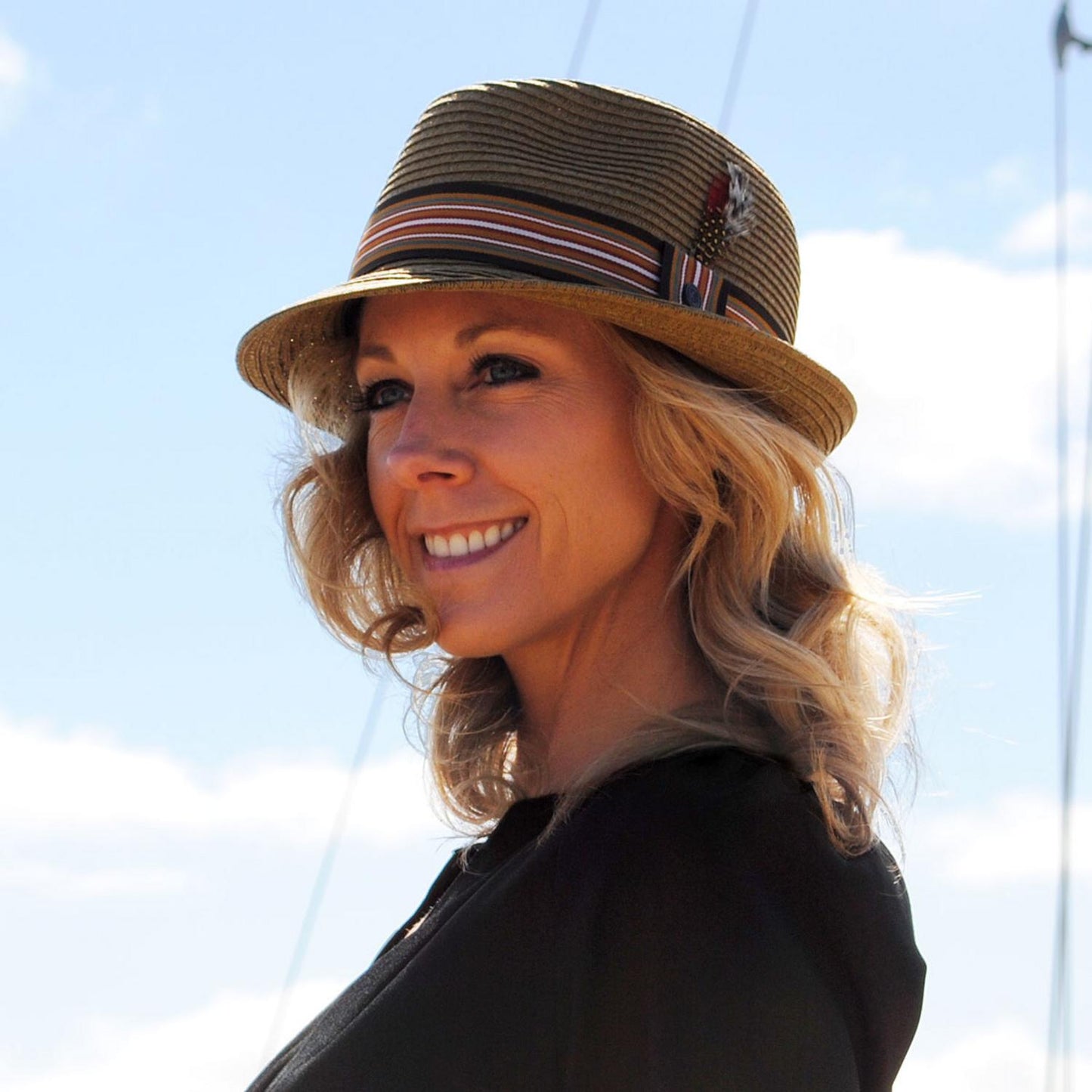 Jaxon Hats | Ridley Toyo Straw Trilby Fedora Hat | 129000 | lsfone | CHESTNUT