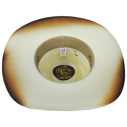 Charlie 1 Horse | Lainey Wilson Good Horses Bangora Straw Western Hat | 124958 | under | SWEATED