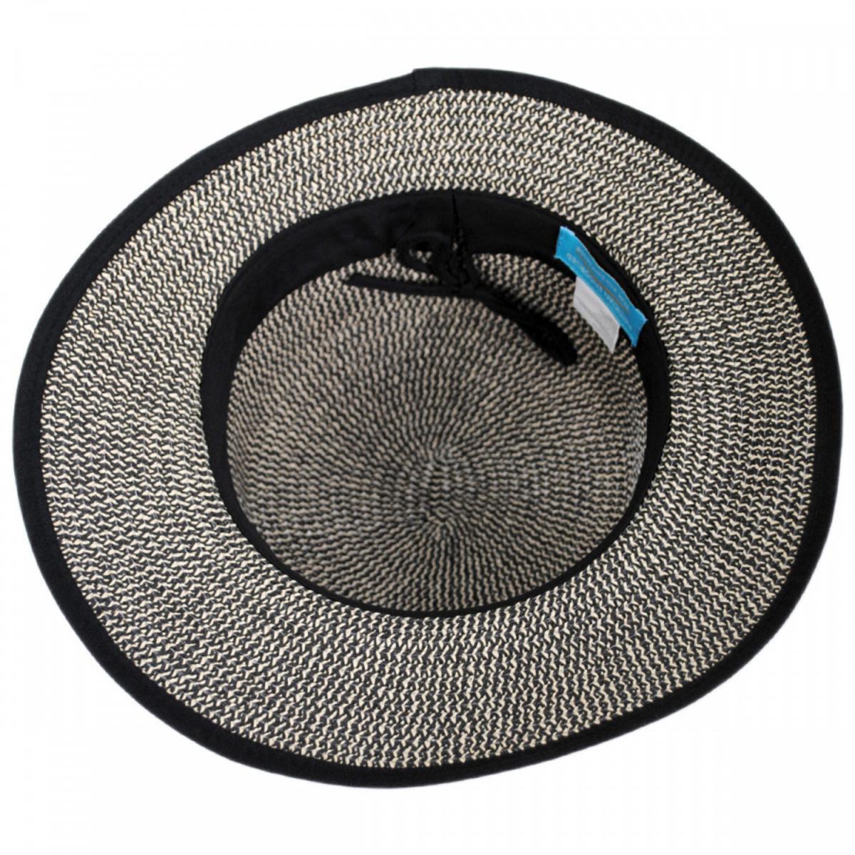 Physician Endorsed | Pitch Perfect Framer Toyo Straw Cloche Hat | 102727 | under | BLACK