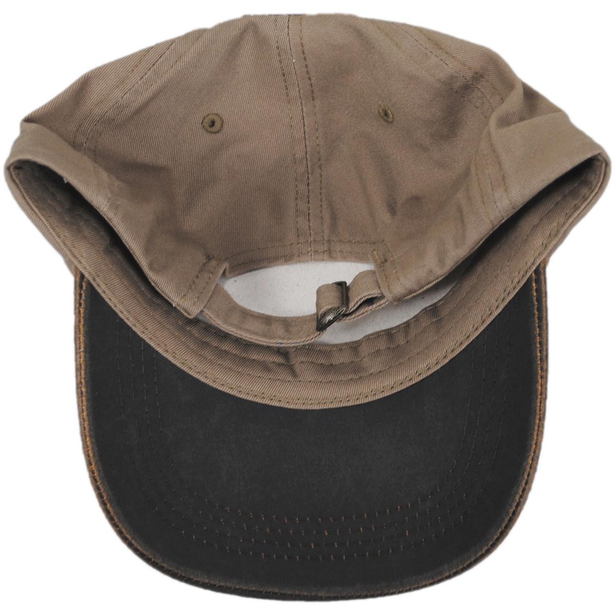 Dorfman Pacific | Weathered Cotton Bill Baseball Cap | 200191 | under | BRONZE