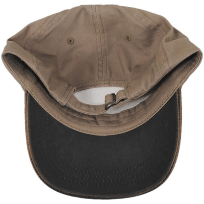 Dorfman Pacific | Weathered Cotton Bill Baseball Cap | 200191 | under | BRONZE