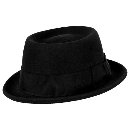Bailey 1922 | Darron Wool LiteFelt Pork Pie Hat - Black | 130000BLK | lead | BLACK
