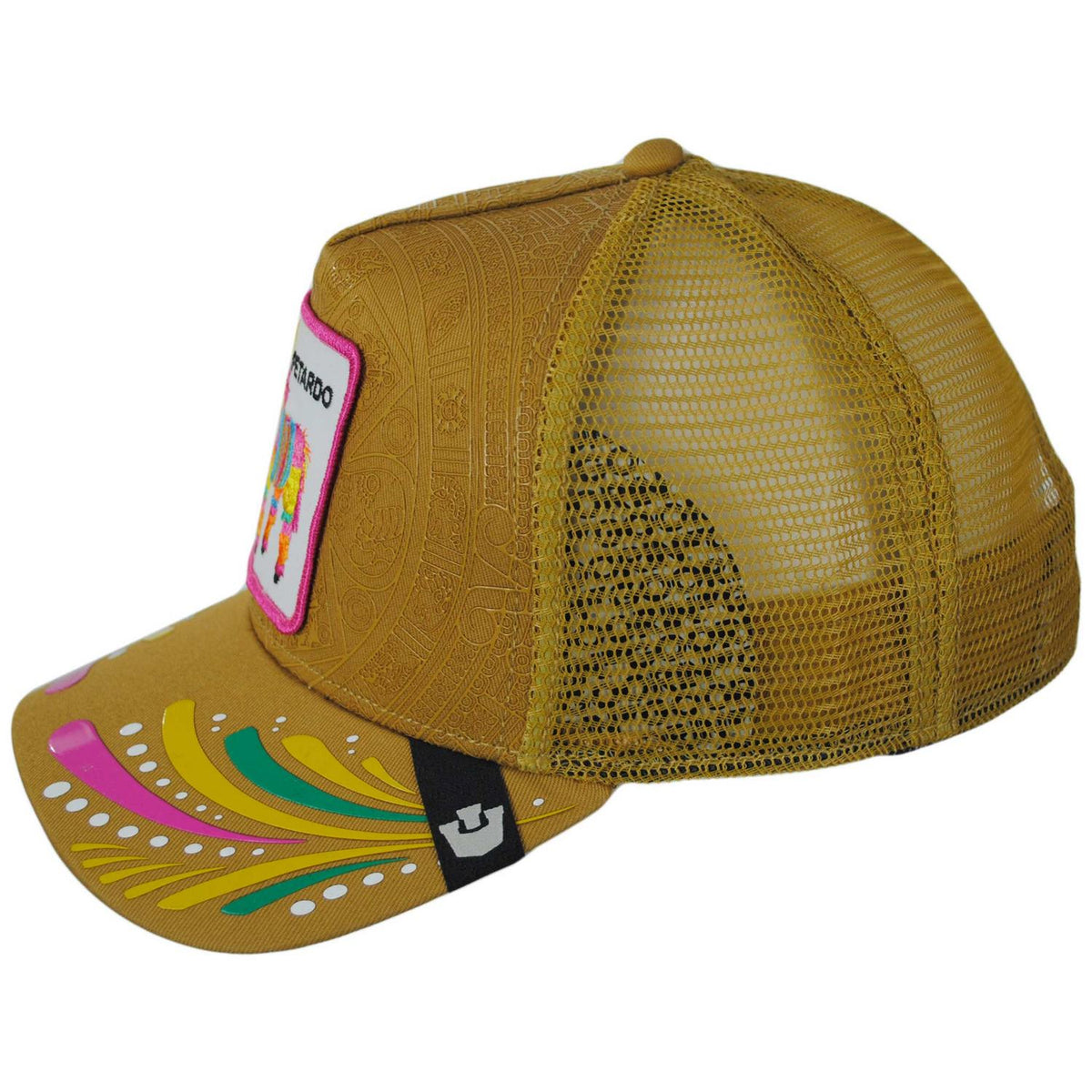 Goorin Bros | Petardo Mesh Trucker Snapback Baseball Cap | 200864 | profile | AMBER