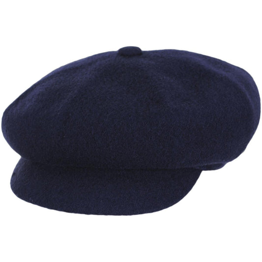 Kangol | Spitfire Wool Newsboy Cap | 160801 | lead | NAVY